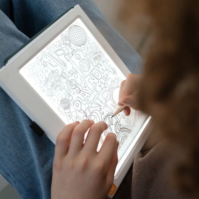 Tablette à Dessin Lumineuse Kidydraw Pad - Meli-Melo pas cher