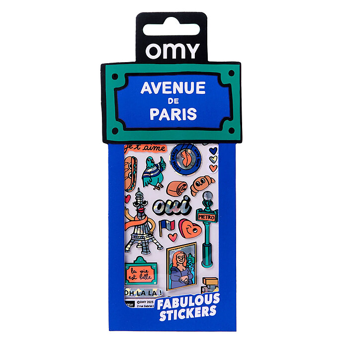 Fabulous Stickers Iconic - Paris Omy
