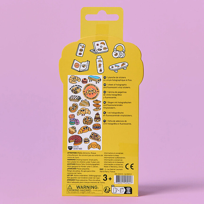 Fabulous Stickers Iconic - Croissant pas cher
