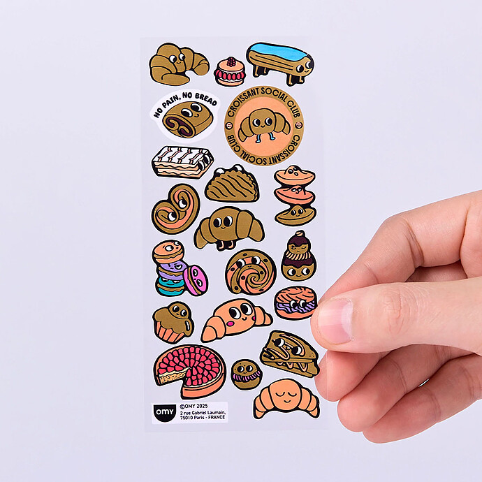 Fabulous Stickers Iconic - Croissant Omy