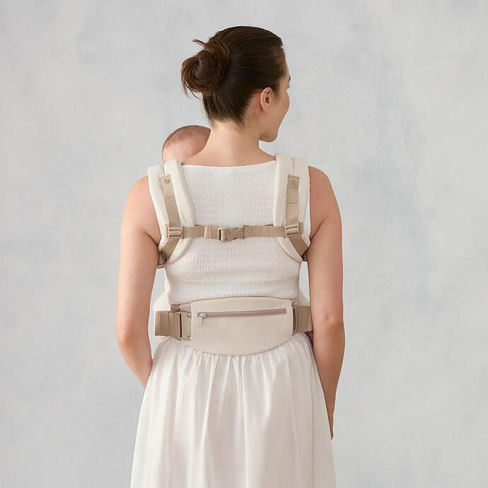 Porte-bébe Omni Deluxe Lin - Naturel pas cher