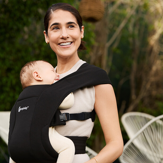 Porte-Bébé Embrace Soft Knit - Noir Intense (Ergobaby) - Image 4