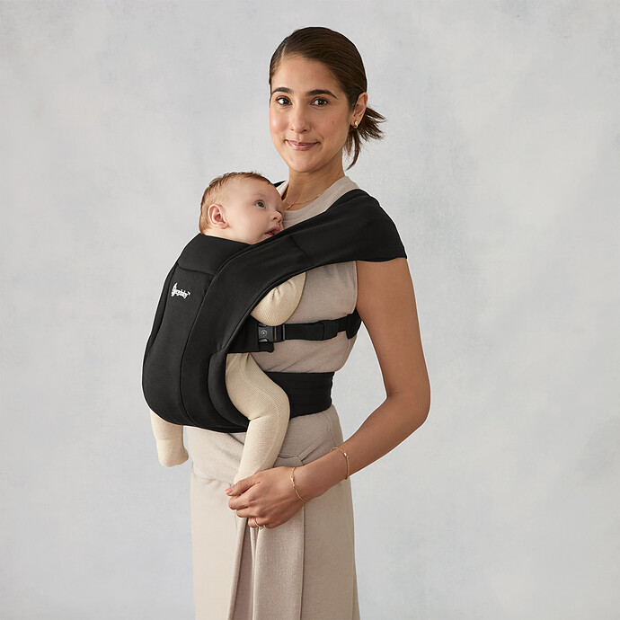 Porte-Bébé Embrace Soft Knit - Noir Intense (Ergobaby) - Image 5