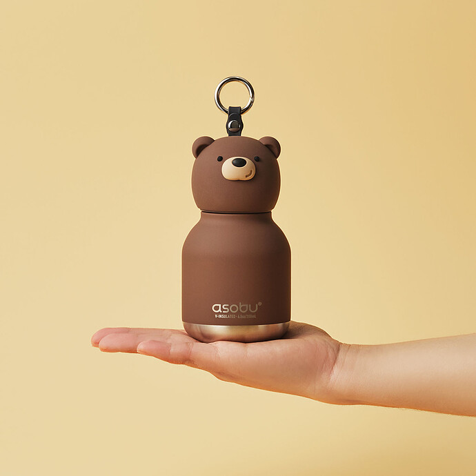 Avis Gourde Mini Bestie Ours Brun - 200 ml