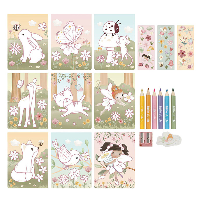 Avis Cahier de Coloriage Rosa - Fairy Garden