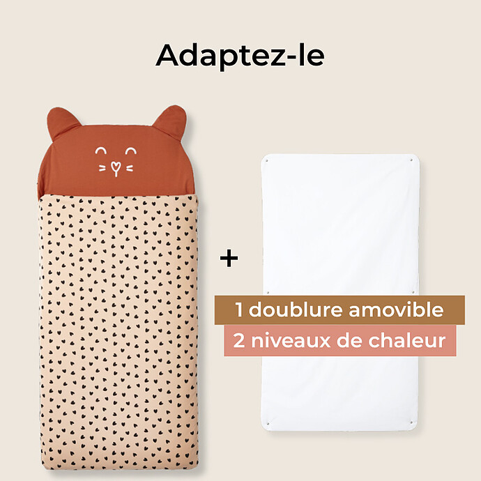 Avis Sac de Couchage 4 Saisons Léopard - 3/6 Ans
