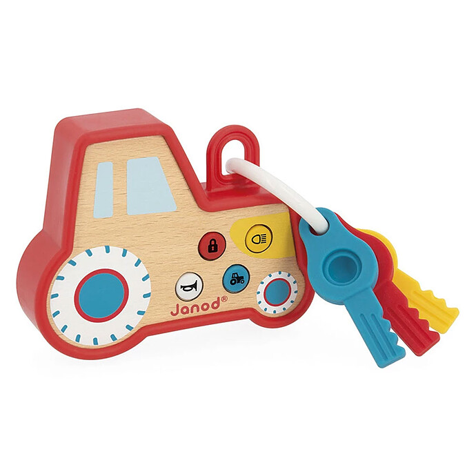 Porte-clés Tracteur Sonore Janod