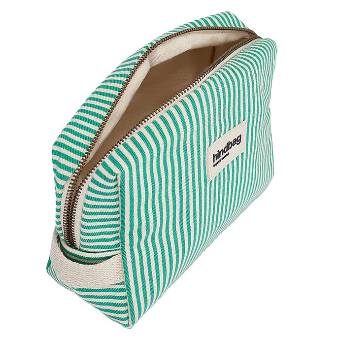 Achat Trousse de Toilette Léon - Riviera Rayures Vert