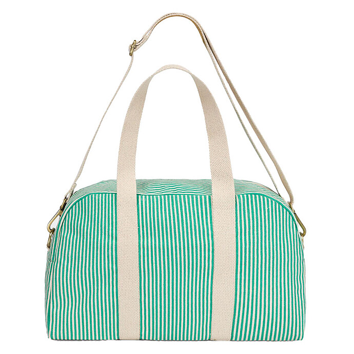 Sac à Langer Charlie - Riviera Rayures Vert Hindbag