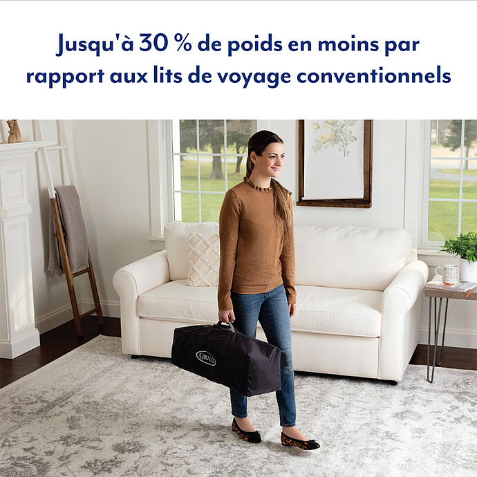 Lit de Voyage FoldLite LX - Midnight Graco