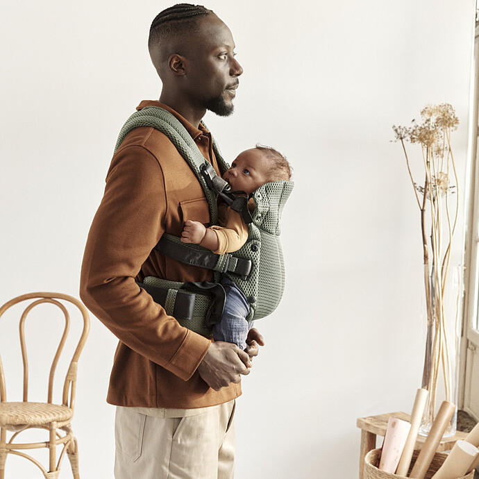 Porte-bébé Harmony 3D Mesh - Vert Foncé pas cher