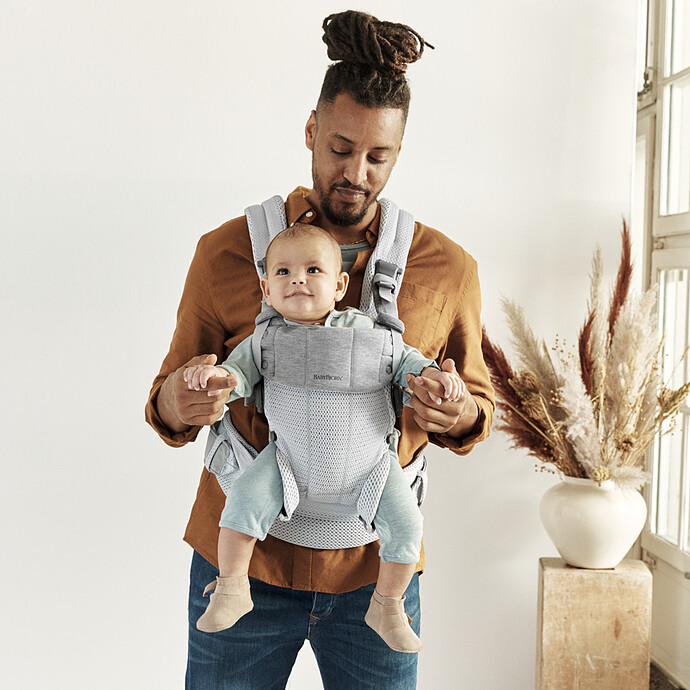 Avis Porte-bébé Harmony 3D Mesh - Argent
