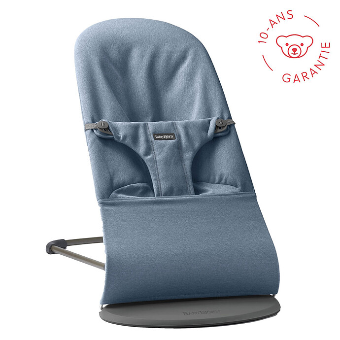 Transat Bliss Tissé Chiné - Bleu BabyBjörn