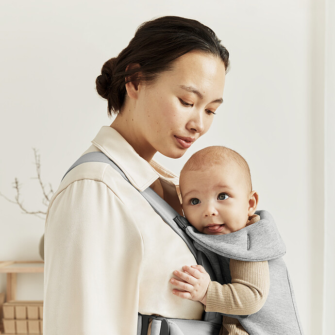 Avis Porte-bébé Mini 3D Jersey - Gris Clair