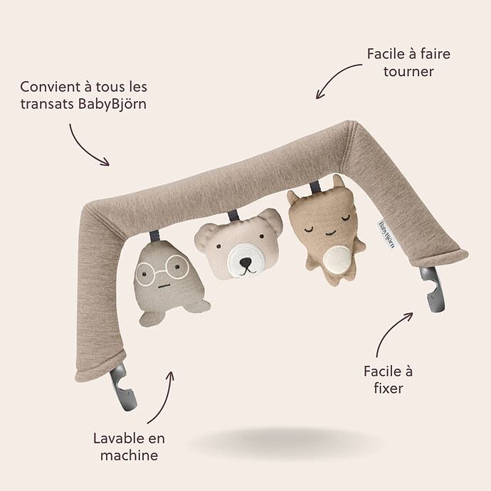 Achat Jouet pour Transat Amis Doux - Beige