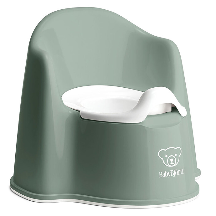 Pot Fauteuil - Vert Profond et Blanc BabyBjörn