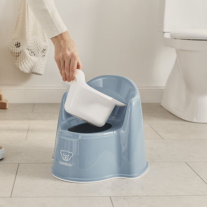 Achat Pot Fauteuil - Bleu Profond et Blanc