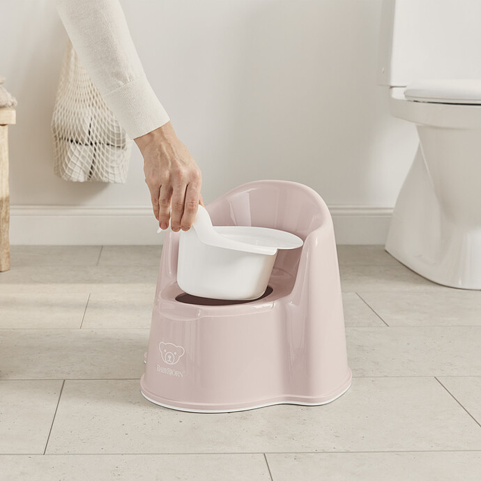 Achat Pot Fauteuil - Rose Pastel et Blanc