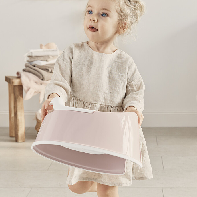 Pot Smart - Rose Pastel et Blanc BabyBjörn