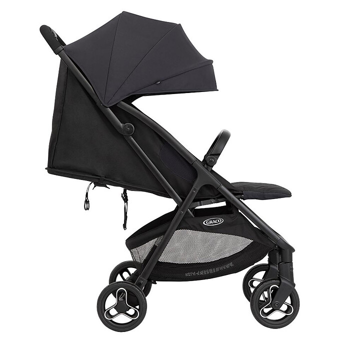 Poussette Trio Myavo Siège Auto SnugLite et Nacelle Myavo - Midnight Black Graco