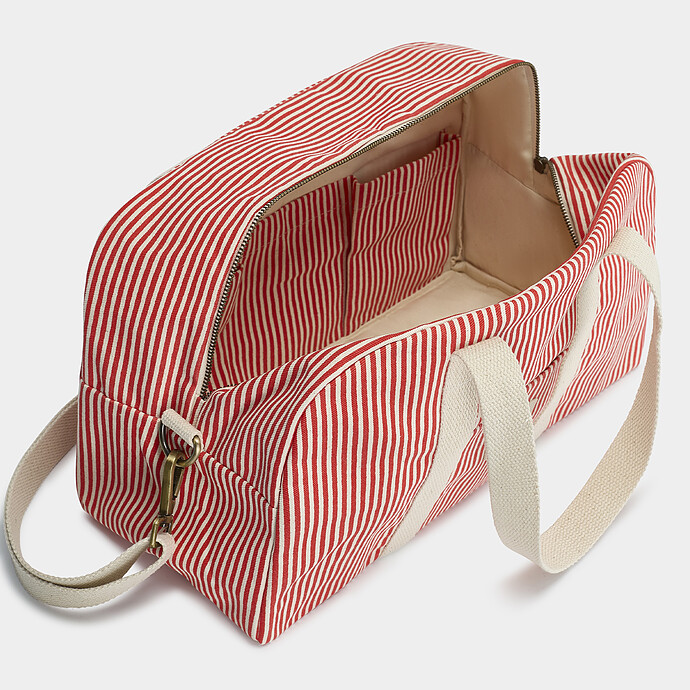Sac à Langer Charlie - Riviera Rayures Rouge Hindbag