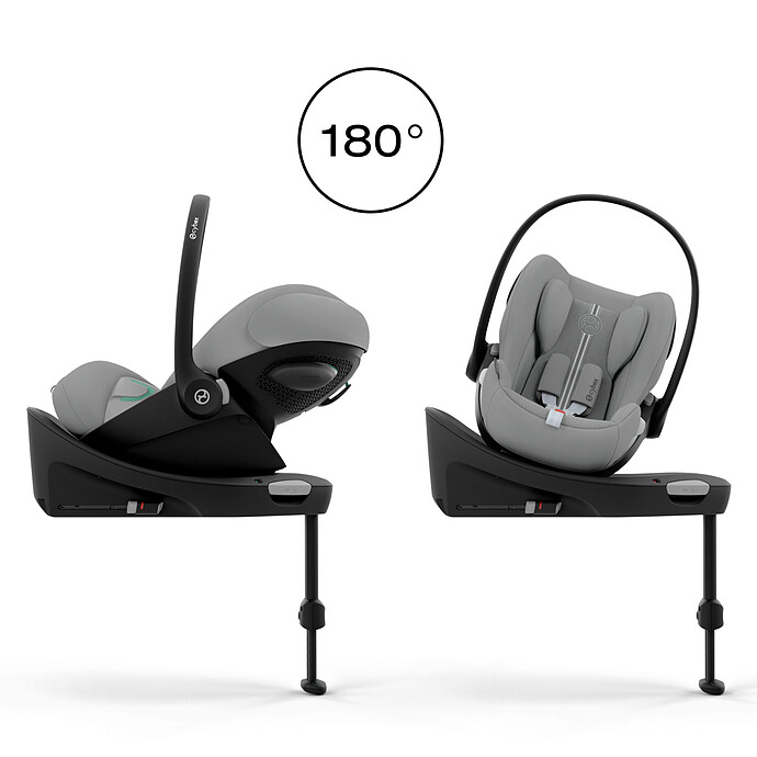 Siège Auto Cloud G3 Plus -Size Groupe 0+ - Stone Grey Cybex
