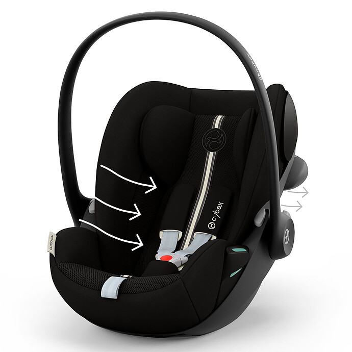 Siège Auto Cloud G3 Plus -Size Groupe 0+ - Moon Black pas cher