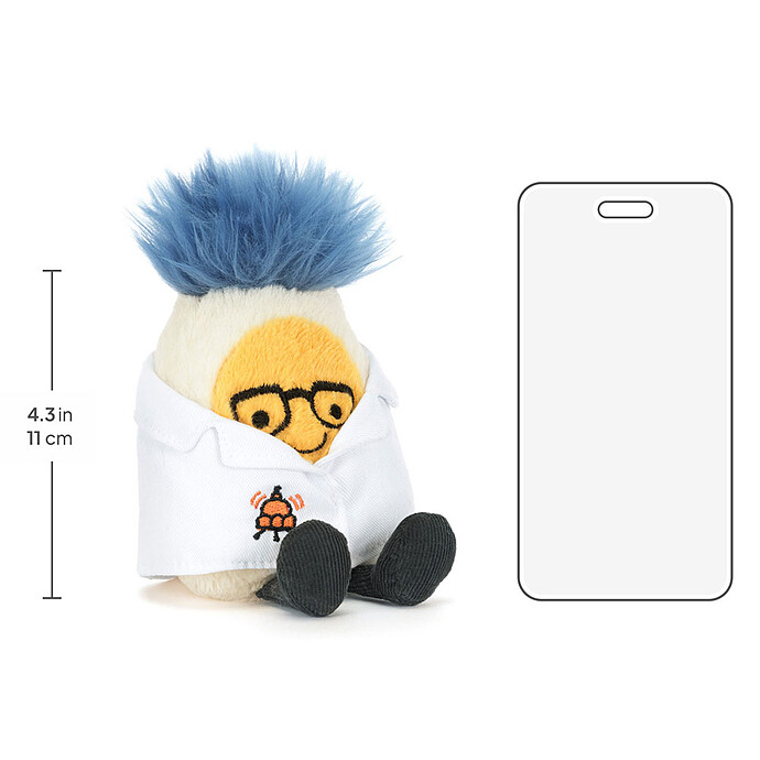Amuseables Boiled Egg Scientist Outfit pas cher