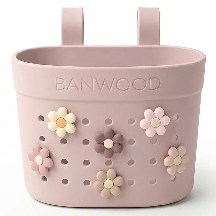 Charms Pins Pour Panier Banwood - Fleurs Banwood