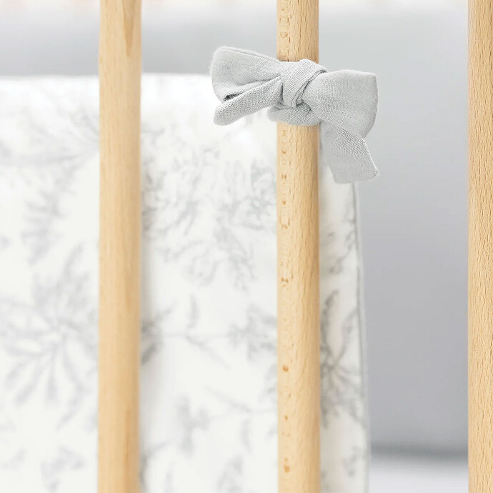 Avis Tour de Lit - Toile de Jouy Gris