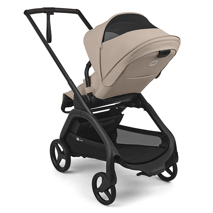 Poussette Citadine Complète Dragonfly Plus Châssis Noir - Desert Taupe pas cher