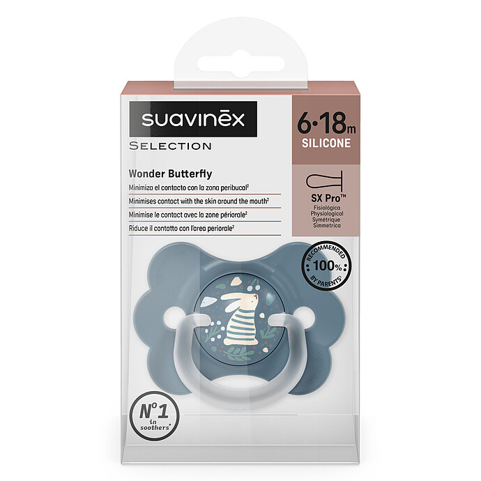 Avis Sucette Symétrique SX Pro Wonderland Blue - 6/18 Mois