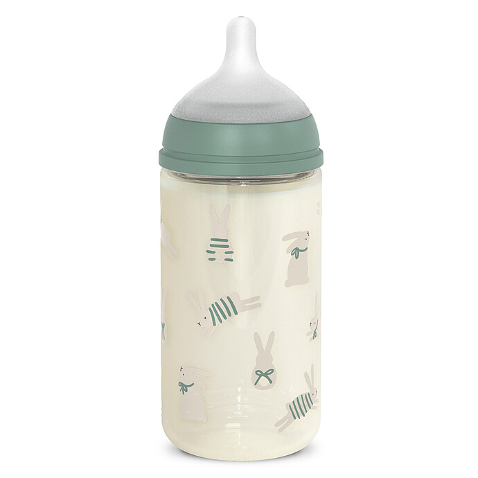 Biberon Verre Tétine Symétrique SX Pro Wonderland Green - 240 ml Suavinex