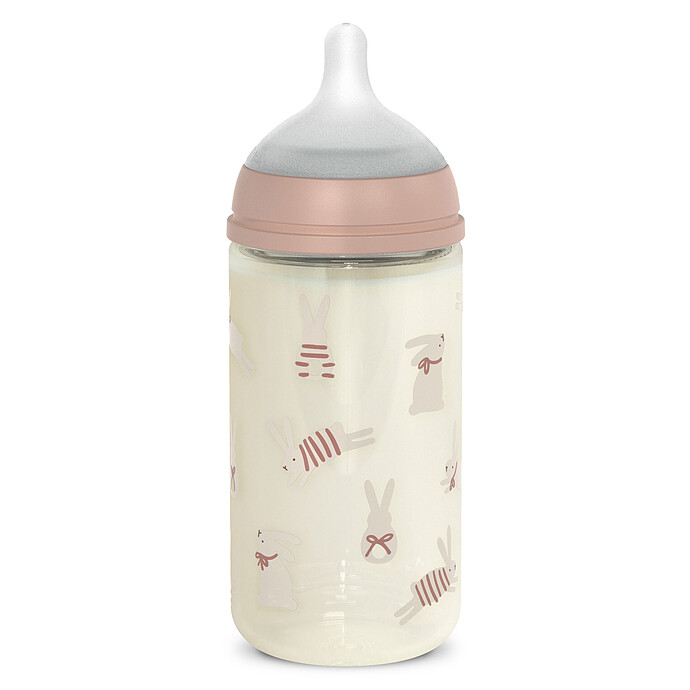 Biberon Verre Tétine Symétrique SX Pro Wonderland Pink - 240 ml Suavinex