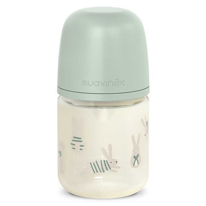 Biberon Verre Tétine Symétrique SX Pro Wonderland Green - 120 ml Suavinex