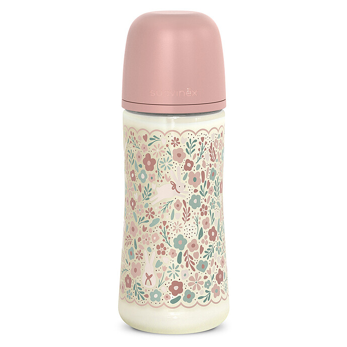 Biberon Tétine Symétrique SX Pro Wonderland Pink Liberty - 360 ml Suavinex