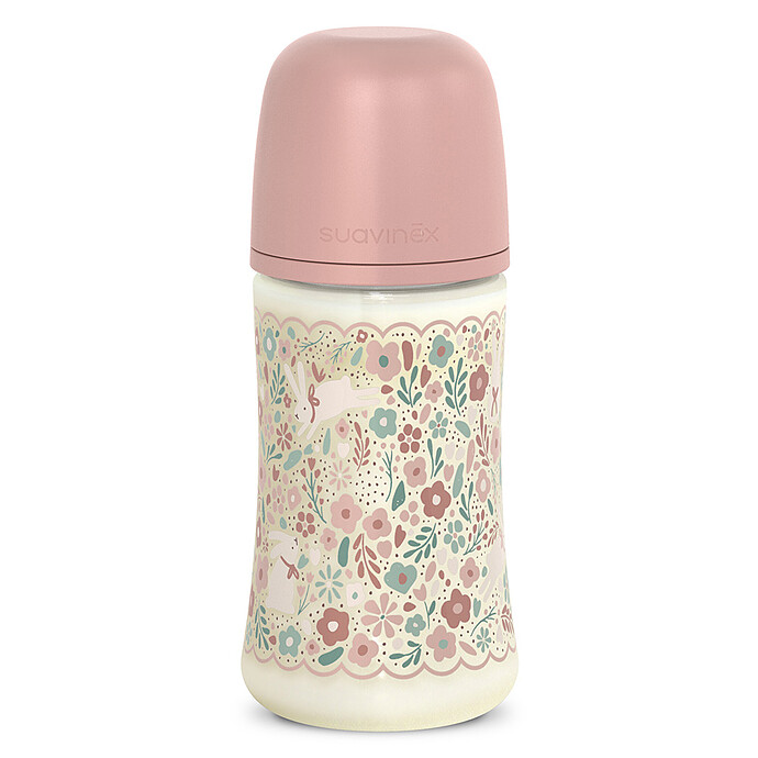 Biberon Tétine Symétrique SX Pro Wonderland Pink Liberty - 270 ml Suavinex