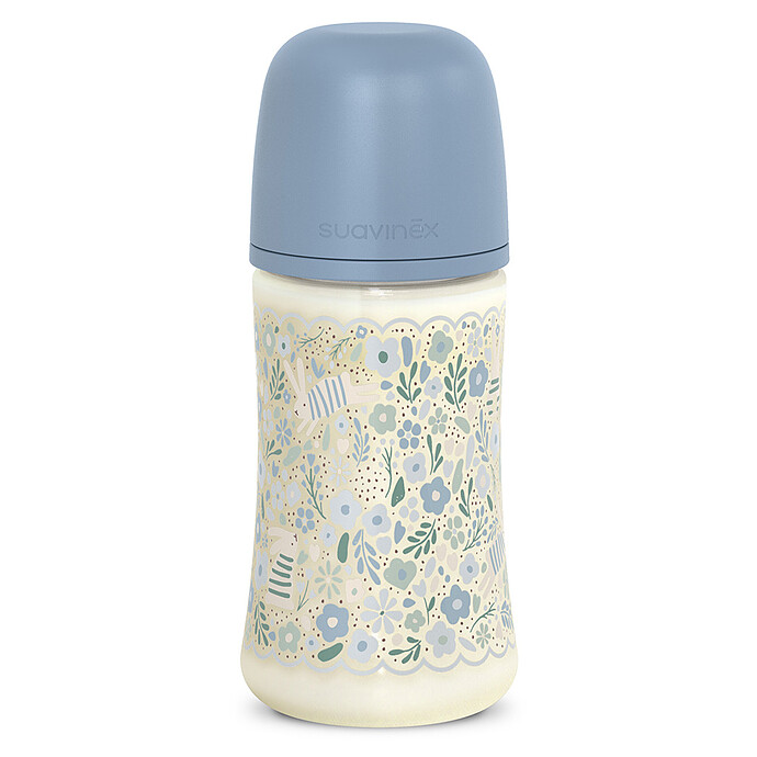 Biberon Tétine Symétrique SX Pro Wonderland Blue Liberty - 270 ml Suavinex