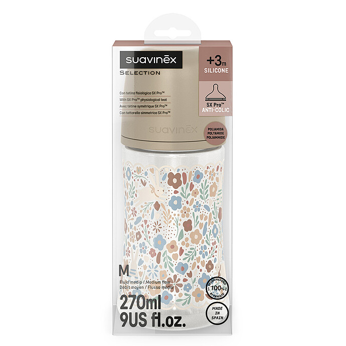 Avis Biberon Tétine Symétrique SX Pro Wonderland Neutral Liberty - 270 ml