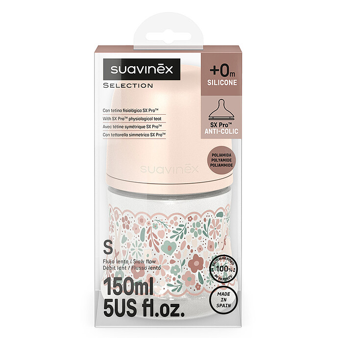 Avis Biberon Tétine Symétrique SX Pro Wonderland Pink Liberty - 150 ml