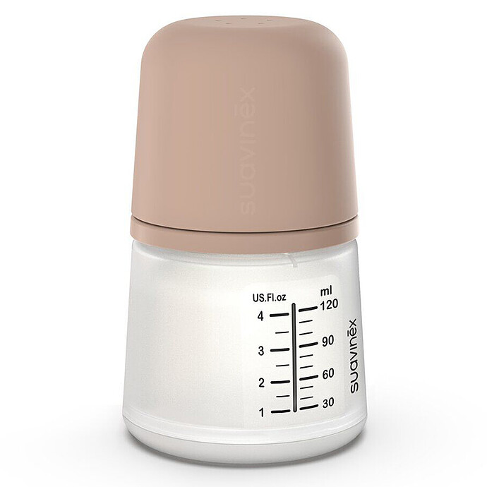 Biberon Anti-Colique Zerø.Zerø Spécial Allaitement Medium - 120 ml Suavinex