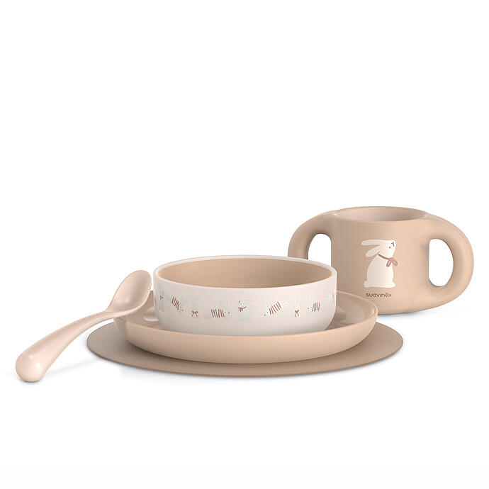 Coffret Repas 5 Pièces Wonderland - Pink Suavinex