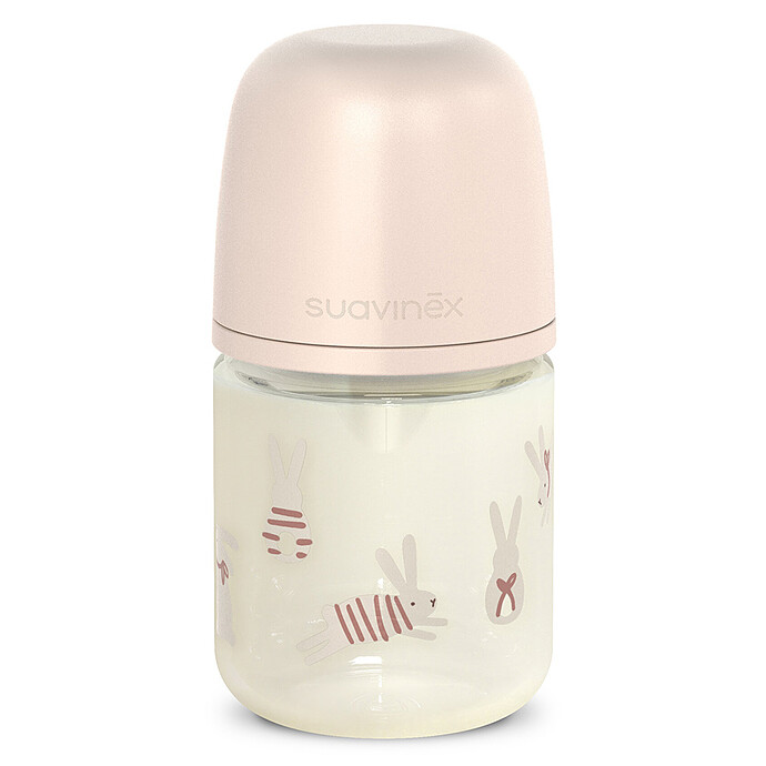 Biberon Verre Tétine Symétrique SX Pro Wonderland Pink - 120 ml Suavinex
