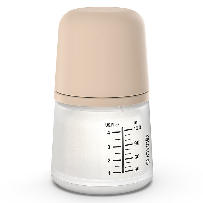 Biberon Anti-Colique Zerø.Zerø Spécial Allaitement Light - 120 ml Suavinex