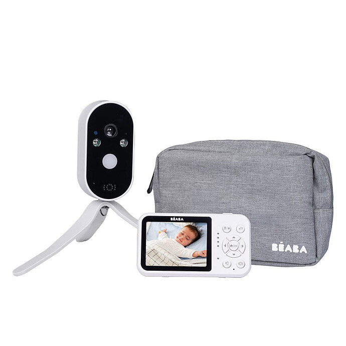 Ecoute-bébé Vidéo Zen Travel - White  BÉABA