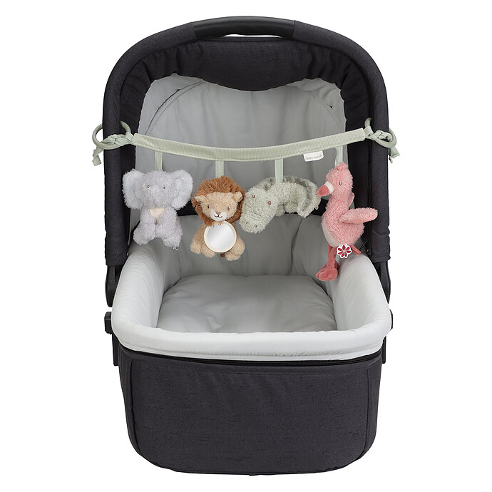 Chaîne d'Activités Pour Poussette - Safari Friends Little Dutch