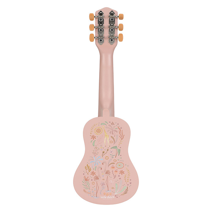 Achat Guitare en Bois Safari Friends - Rose