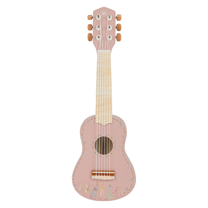 Guitare en Bois Safari Friends - Rose Little Dutch