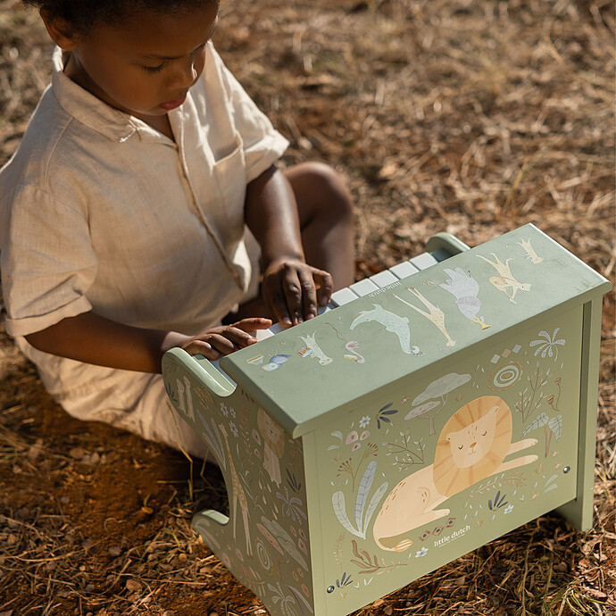 Avis Piano en Bois Safari Friends - Vert