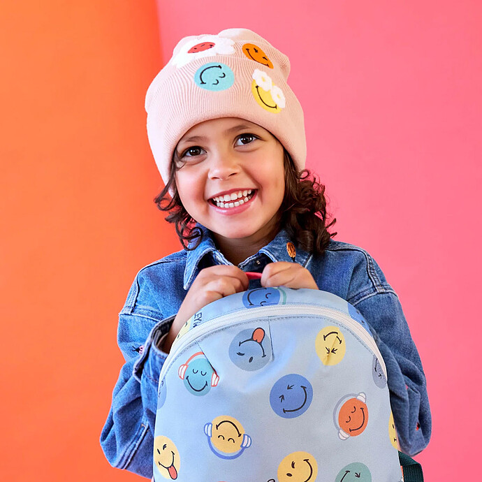 Bonnet SmileyWorld Dusty Rose - 1/3 Ans pas cher